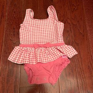 Pink RuffleButte Swimsuit